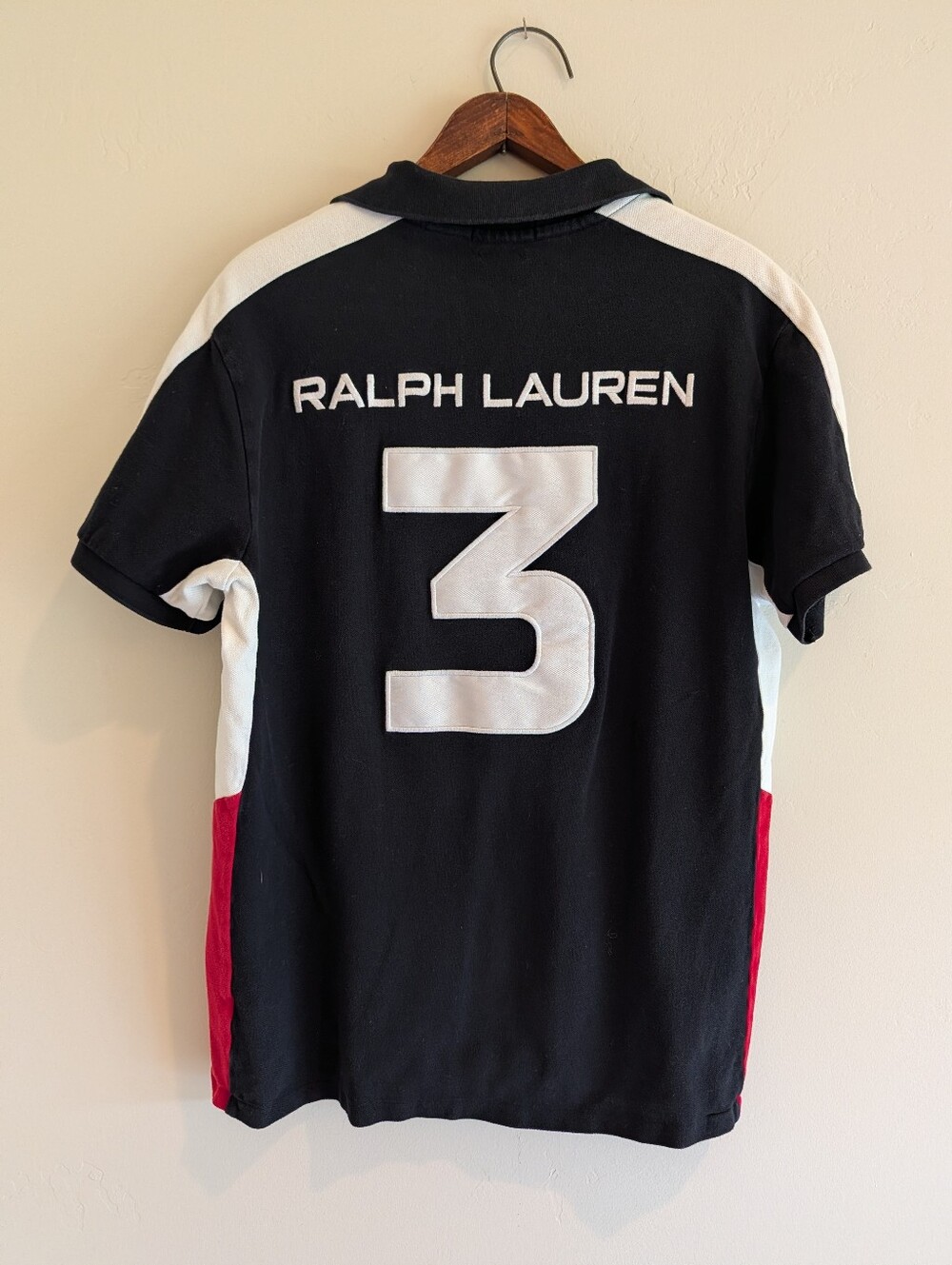 Polo Ralph Lauren Applique Embroidery Germany Custom Fit Large HTF‼️🔥